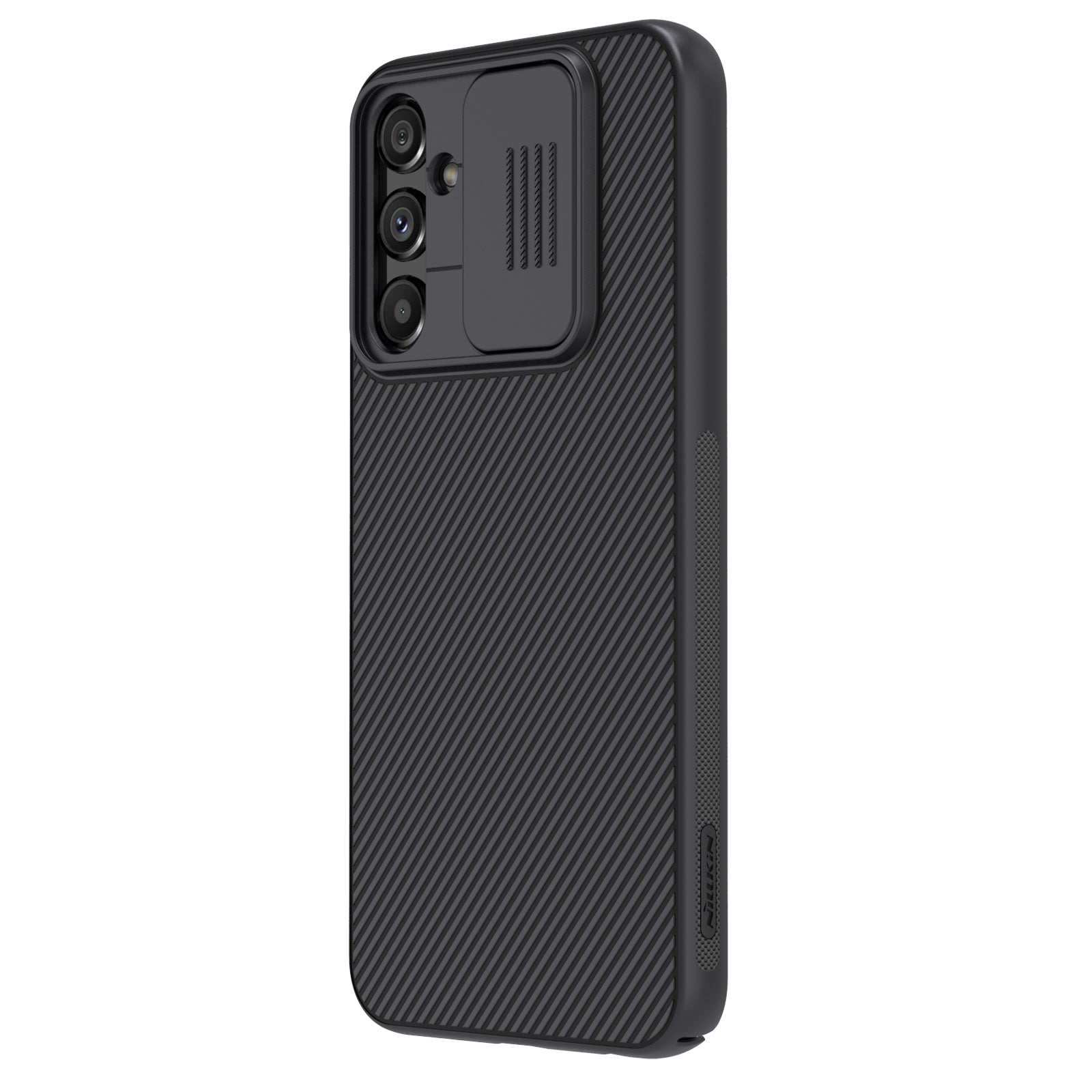 NILLKIN CamShield pro PC telefon Samsung Galaxy A24 4G Pouzdro Posuvná ochrana objektivu Kryt telefonu – černý NILLKIN CamShield pro PC telefon Samsung Galaxy A24 4G Pouzdro Posuvná ochrana objektivu Kryt telefonu – černý